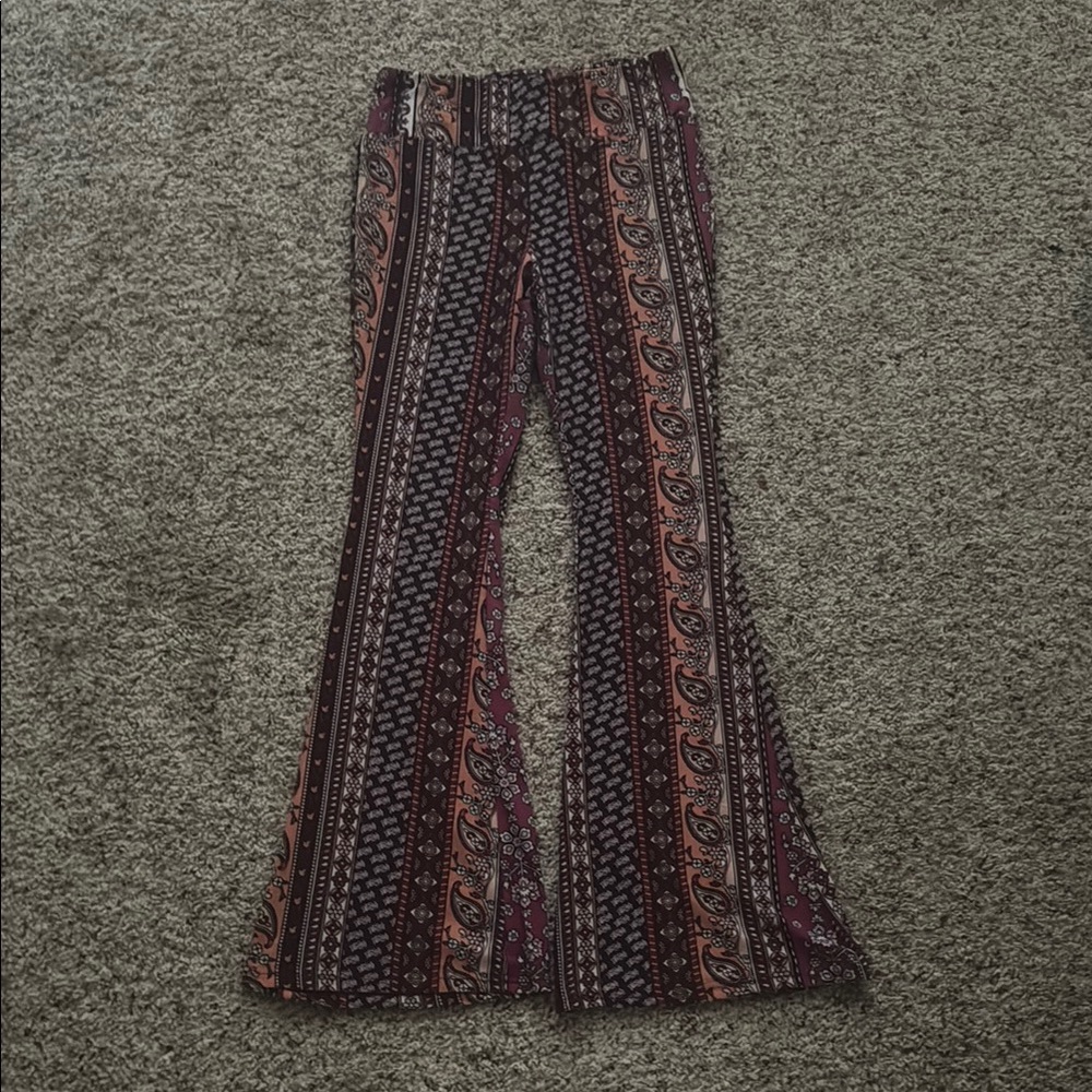Bohemian Flare Leggings - Multicolor